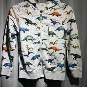 H&M Multicolor Dinosaur Hoodie